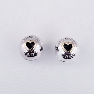 ♥️Authentic Pandora ⭐️RETIRED⭐️ FAMILY LOVE CLIPS with 14k GOLD
